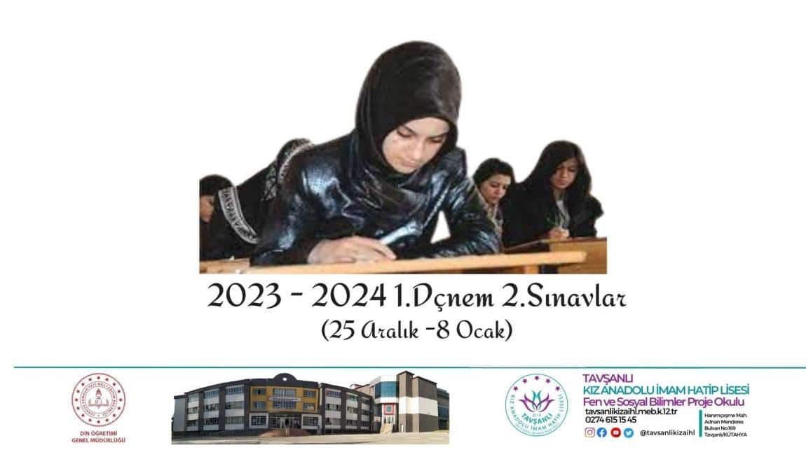 2023-2024 I.Dönem II.Sınavlar