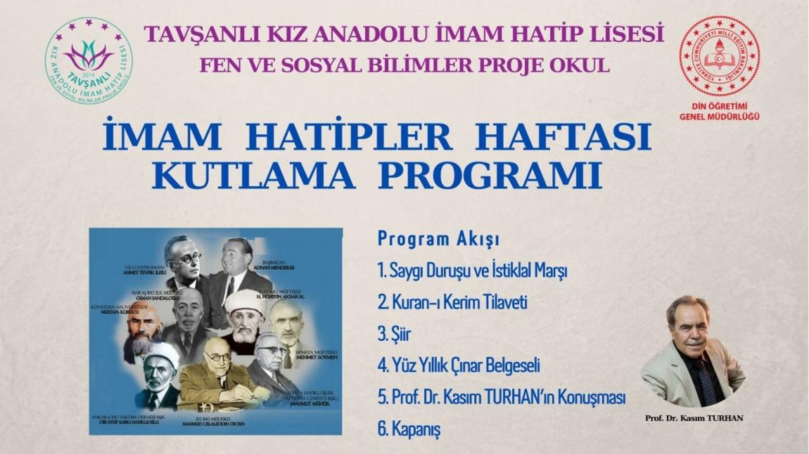 İmam Hatipler Haftası Kutlama Programı