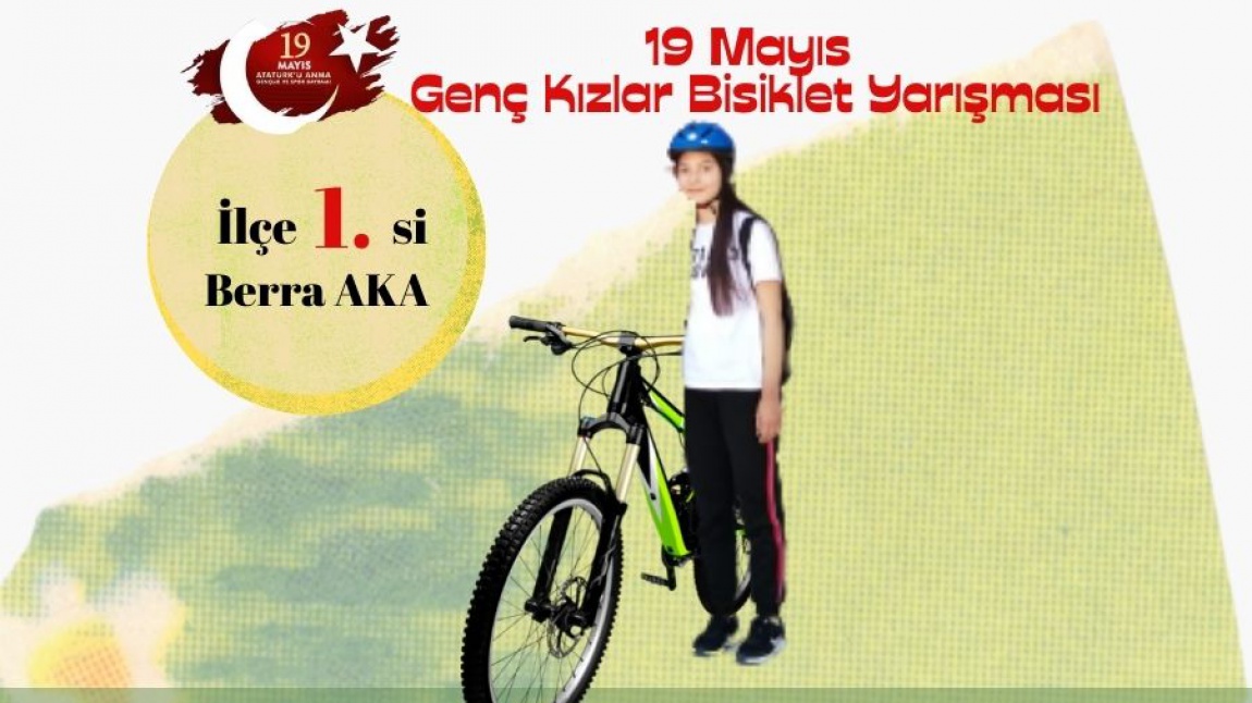 19 Mayıs Bisiklet Yarışması İlçe 1.si Okulumuzdan